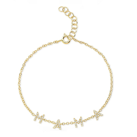 14K LARGE BEZEL SET SAPPHIRE BRACELET