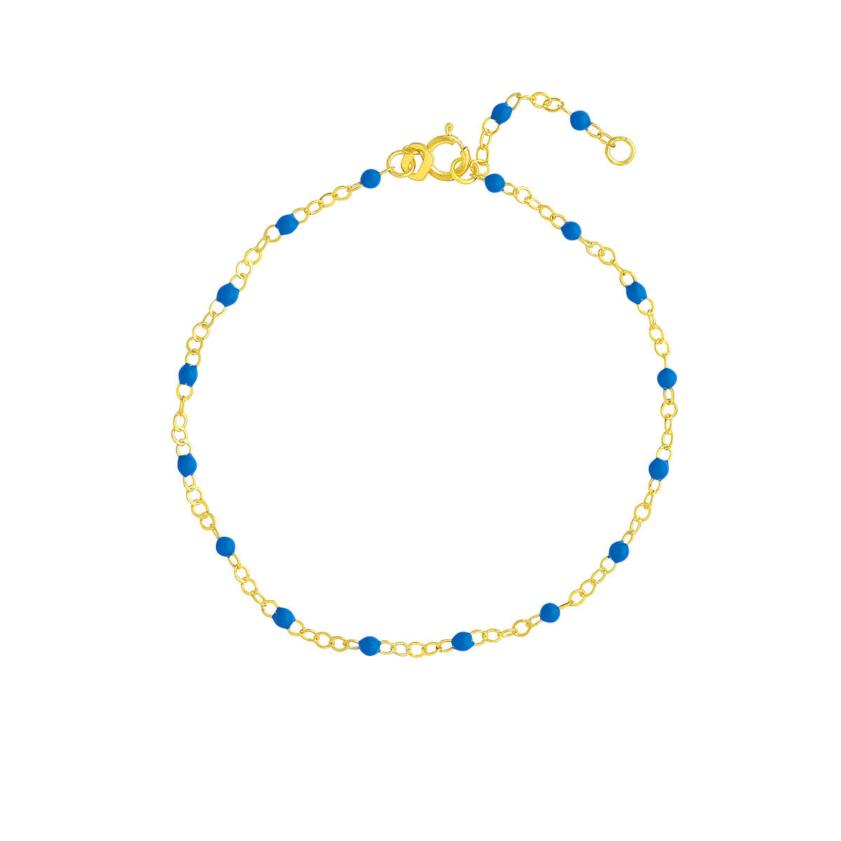 14K STATION ENAMEL BRACELET
