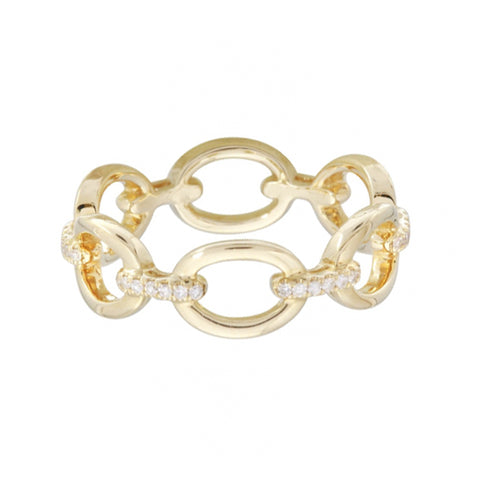 14K FLUTED DOME HEART CITRINE RING