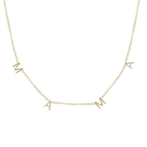 LONG WHITE DIAMONDS BAR NECKLACE