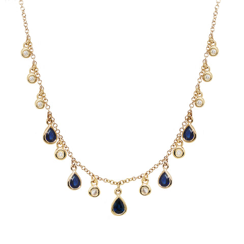 TINY CIRCLES TRIO NECKLACE