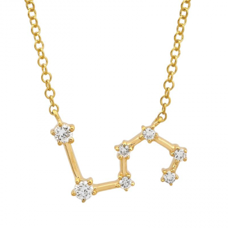 14K DIAMOND ZODIAC CONSTELLATION NECKLACE