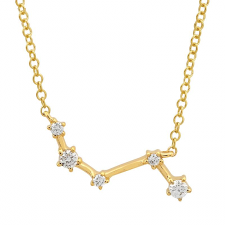 14K DIAMOND ZODIAC CONSTELLATION NECKLACE