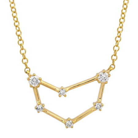 14K DIAMOND ZODIAC CONSTELLATION NECKLACE