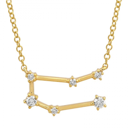 14K DIAMOND ZODIAC CONSTELLATION NECKLACE