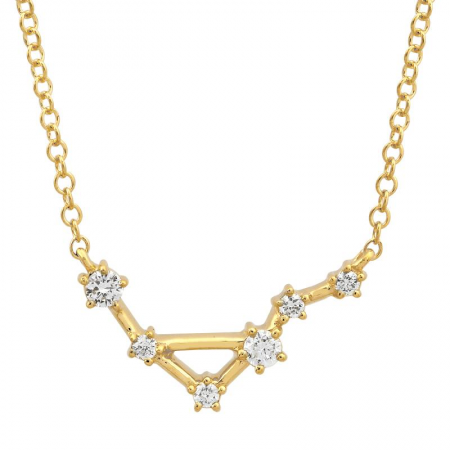 14K DIAMOND ZODIAC CONSTELLATION NECKLACE