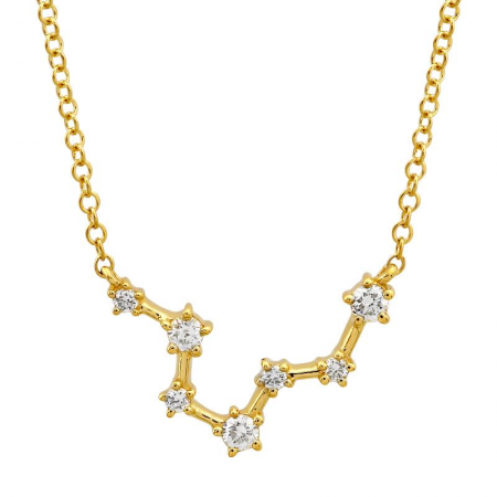 14K DIAMOND ZODIAC CONSTELLATION NECKLACE