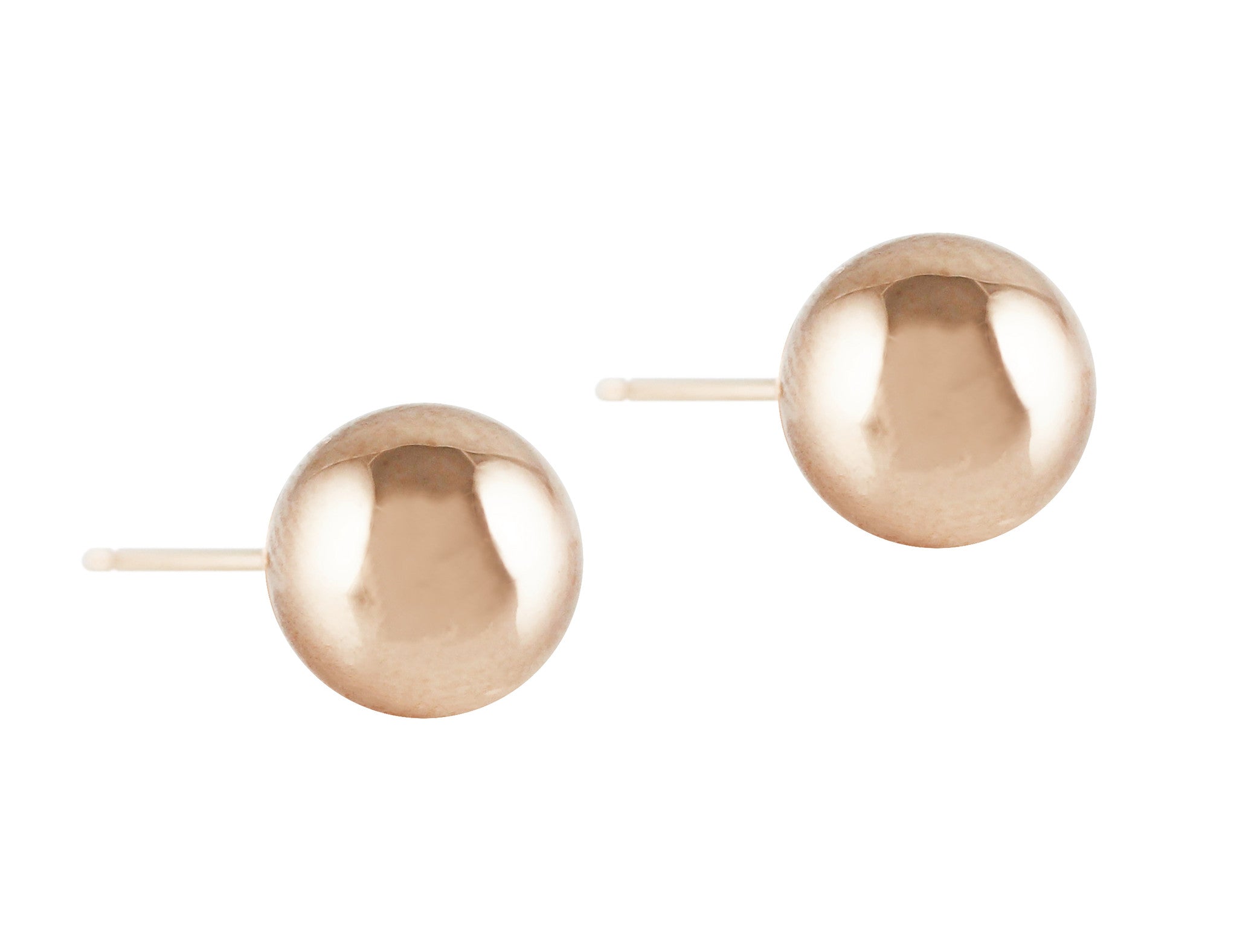 14K BALL STUDS
