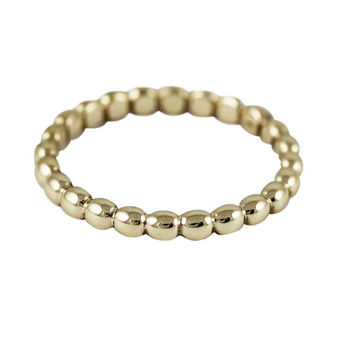 14K 10 X 8 MM OVAL MOONSTONE RING