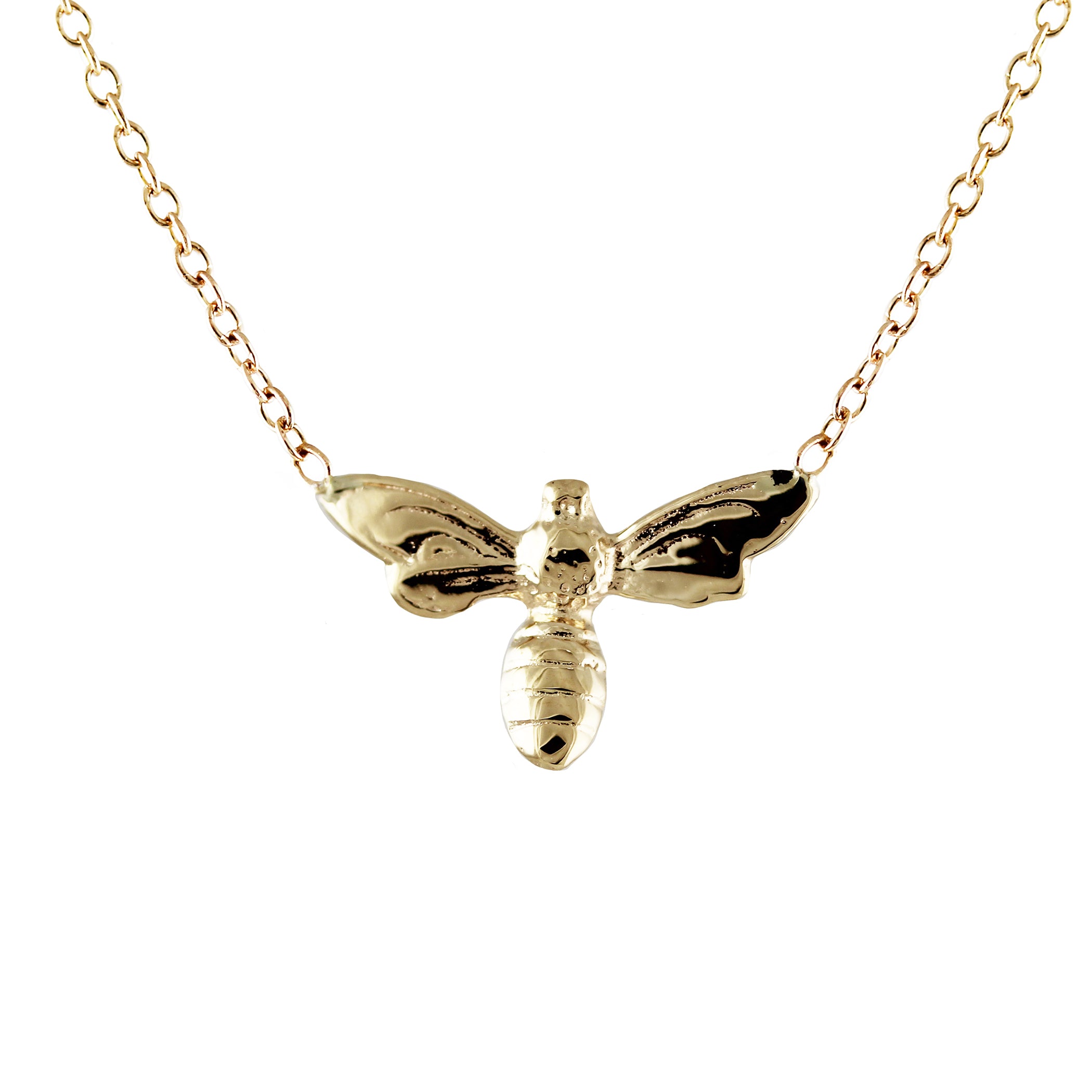 14K BEE NECKLACE