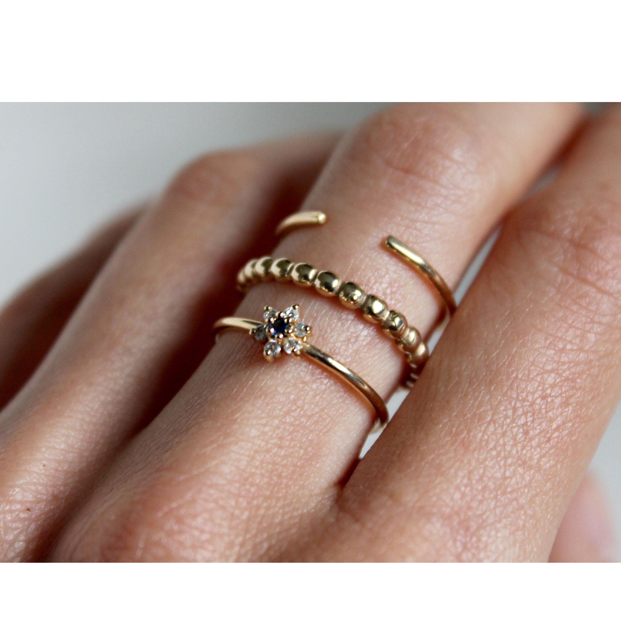 14K CUFF RING