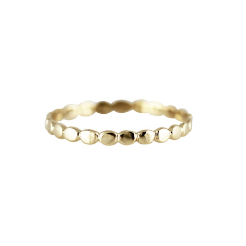 14K GRANDE OPEN LINK WITH DIAMOND PAVE CONNECTION RING