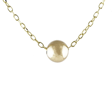 14K OPEN STAR AND MOON LARIAT NECKLACE