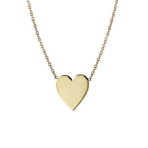 14K DISK NECKLACE