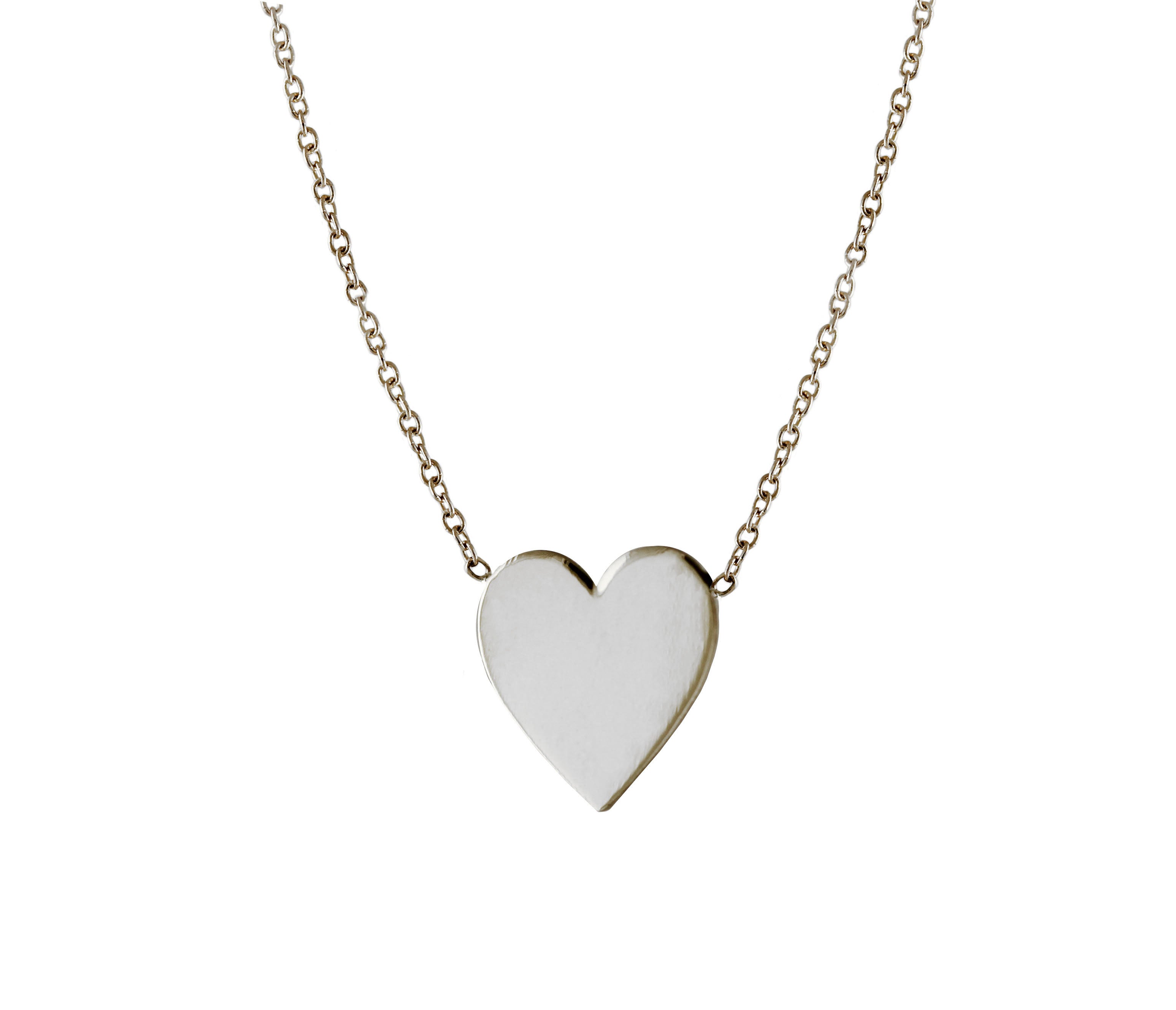 14K GRANDE HEART NECKLACE