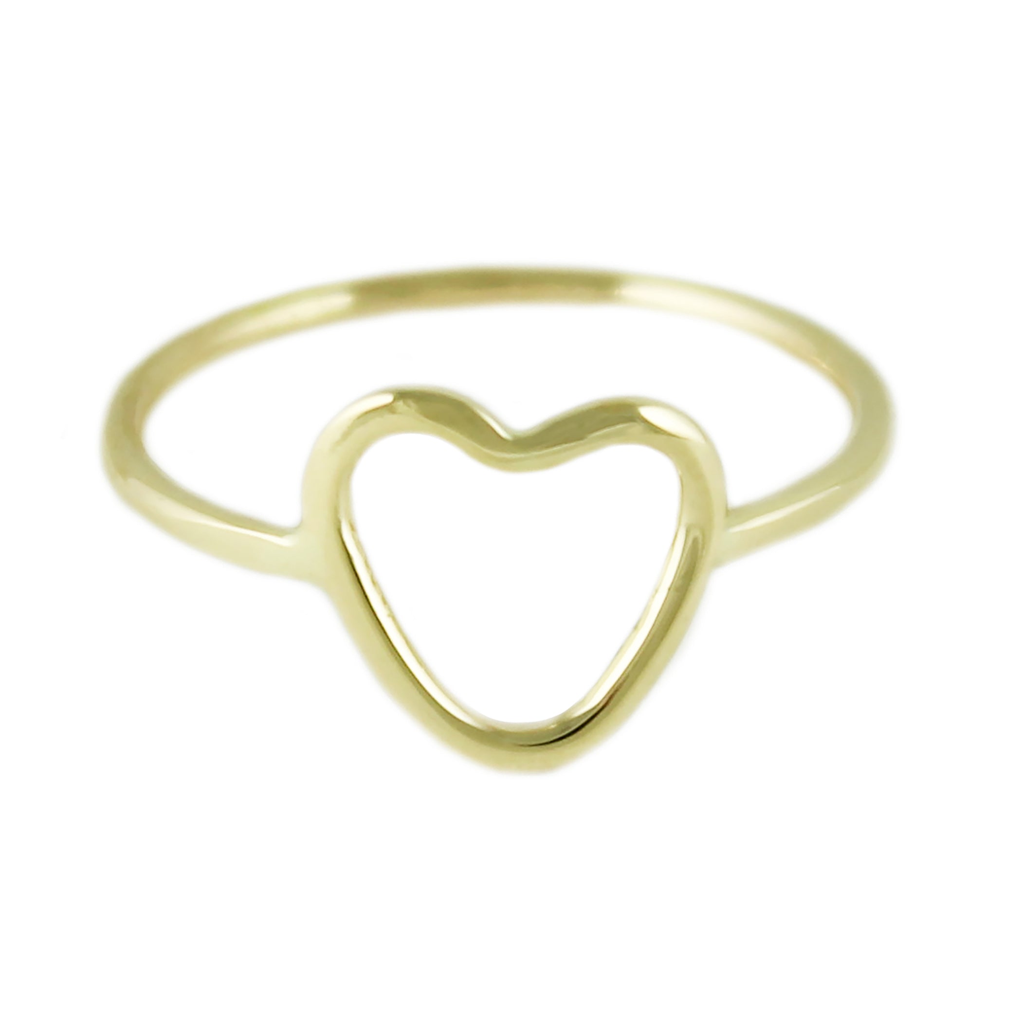 14K HEART RING