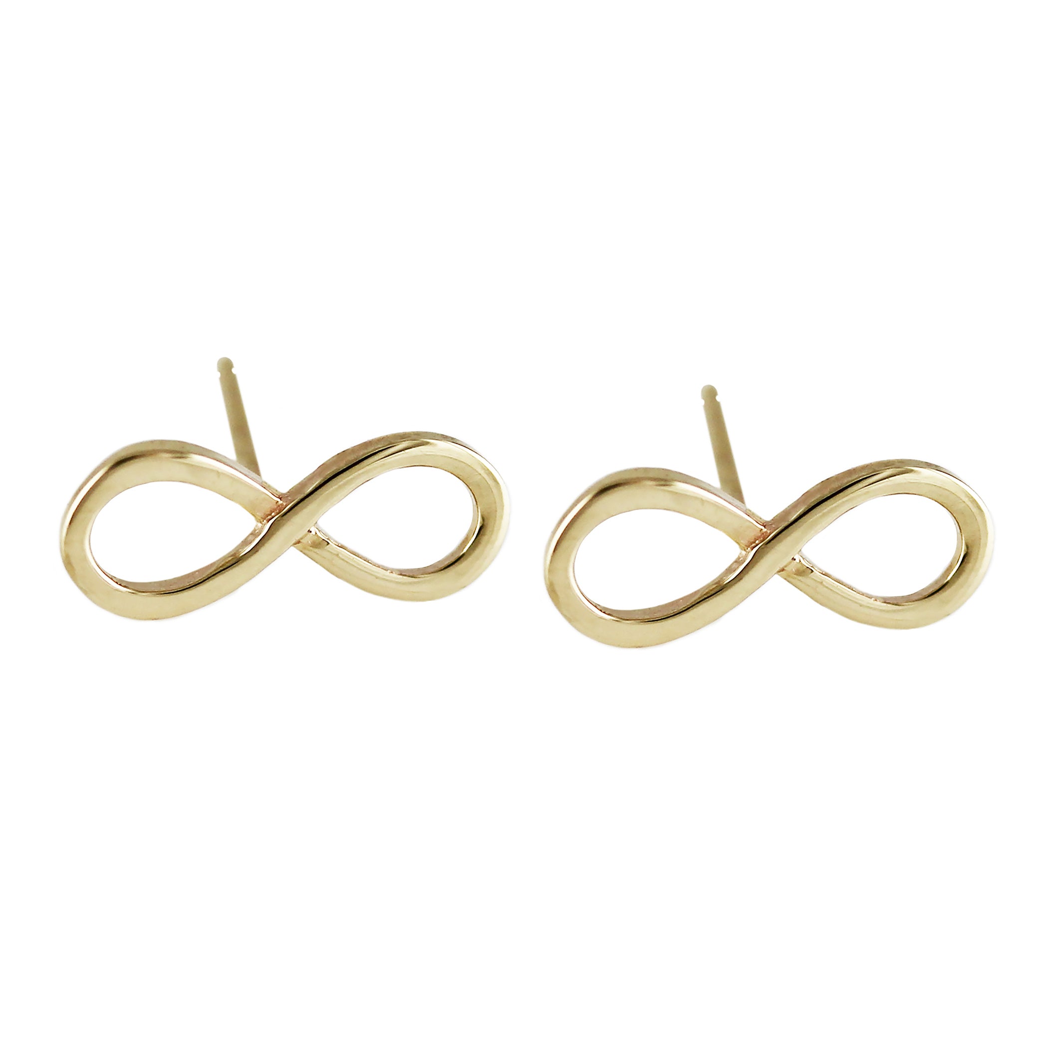 14K INFINITY STUDS