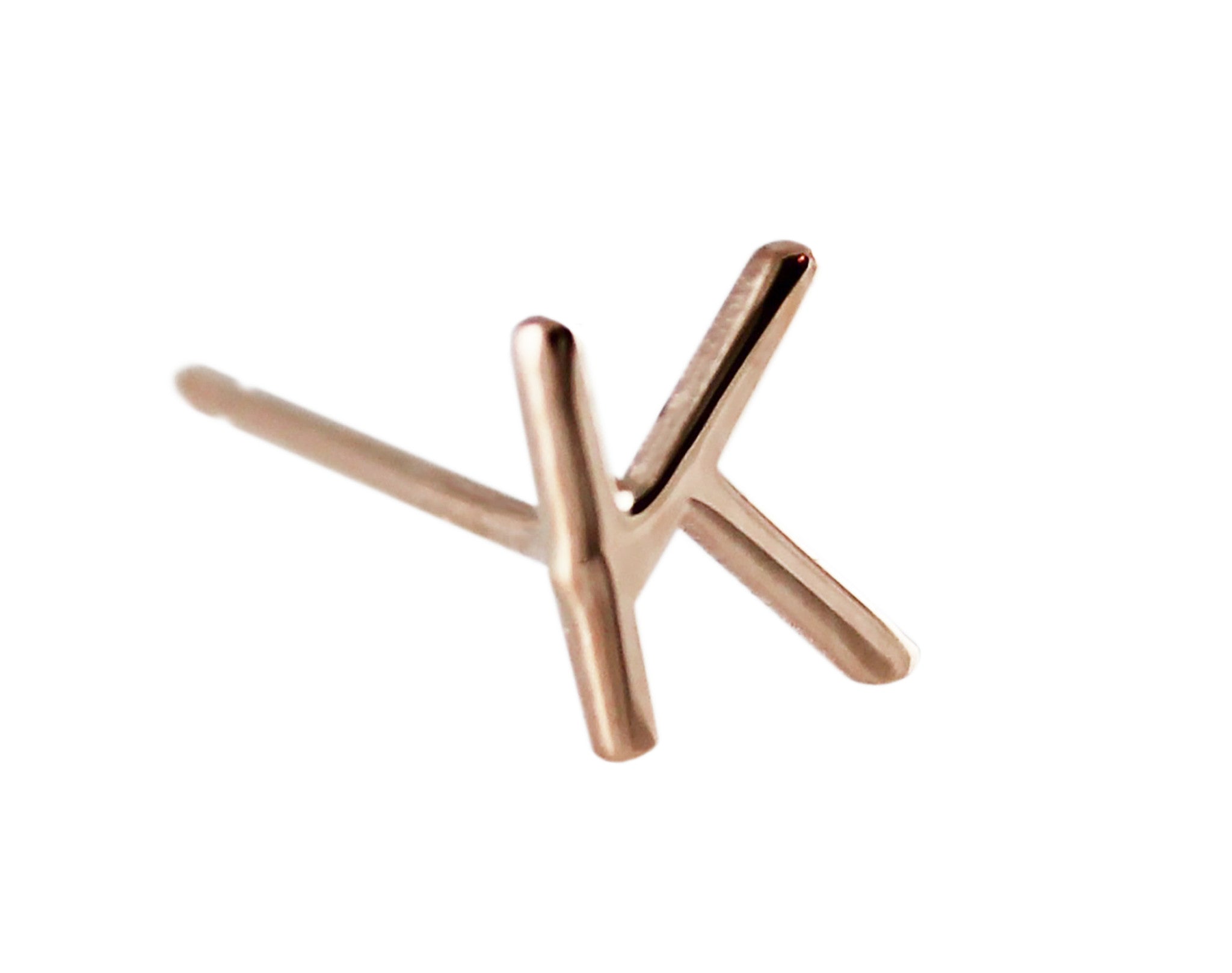 14K INITIAL STUD