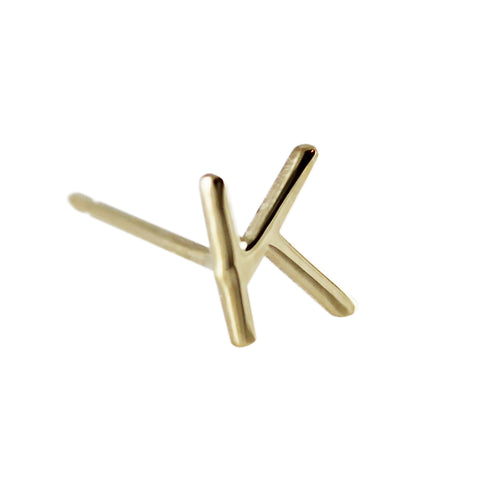 14K STAPLE STUDS 10MM