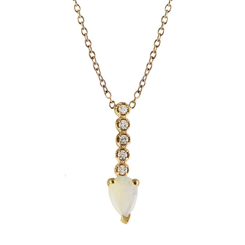 14K MIRROR VALENTINO CHAIN NECKLACE