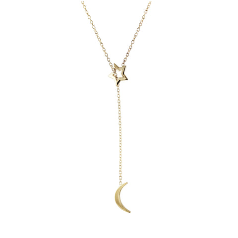 14K MIRROR VALENTINO CHAIN NECKLACE