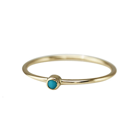 PETITE TURQUOISE TIARA RING