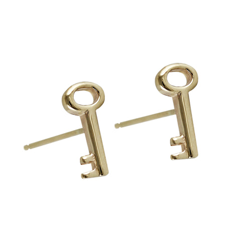 14K CROSS STUDS