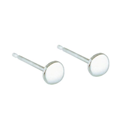 ABBY TOPAZ SILVER STUDS