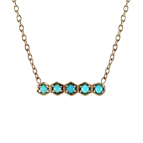 PEAR TURQUOISE NECKLACE