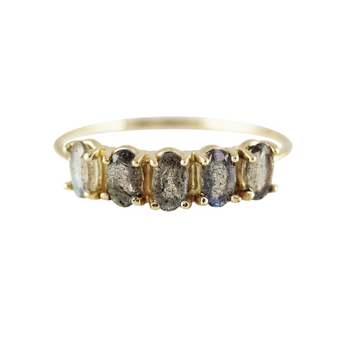 PETITE TURQUOISE TIARA RING
