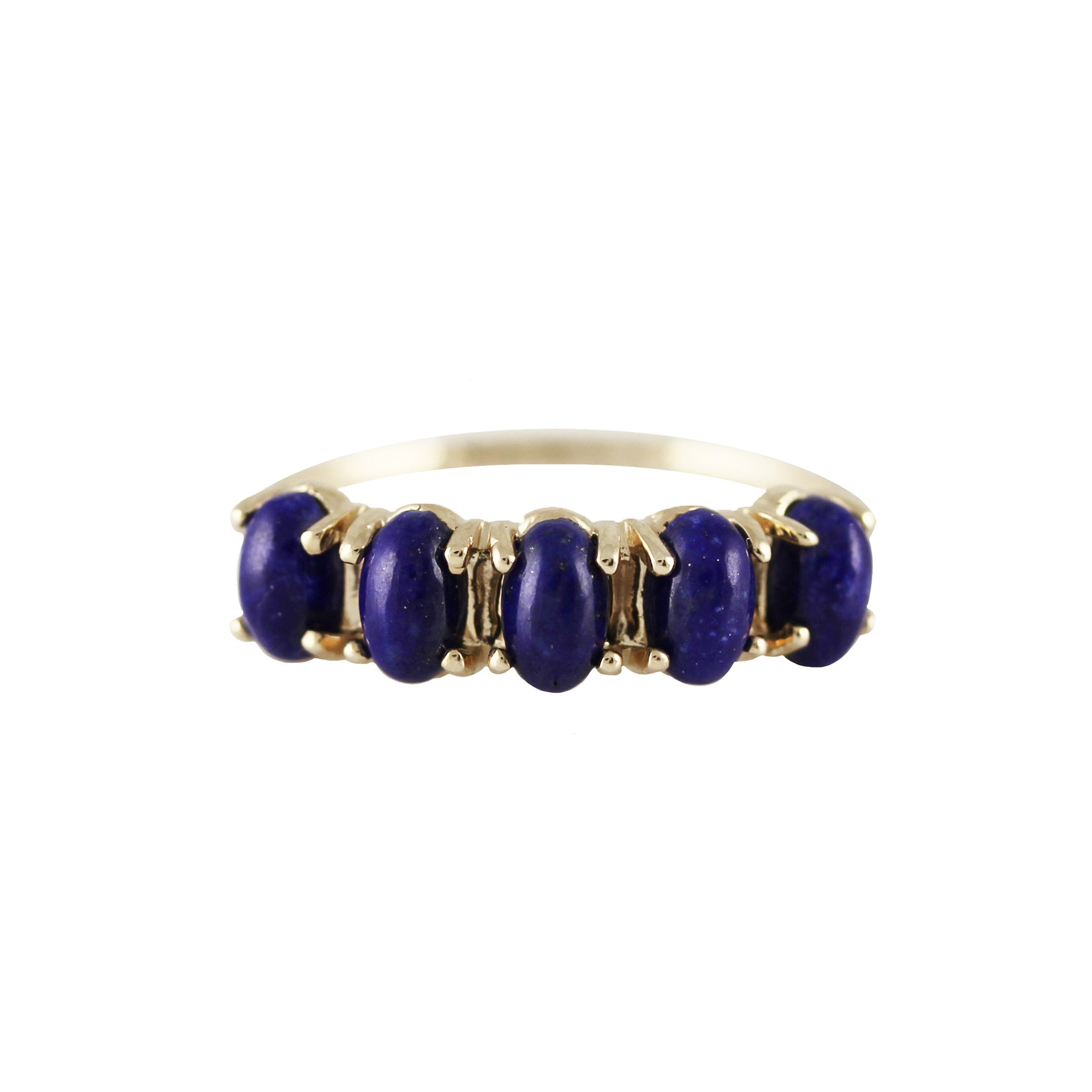 5 OVAL LAPIS LAZULI RING