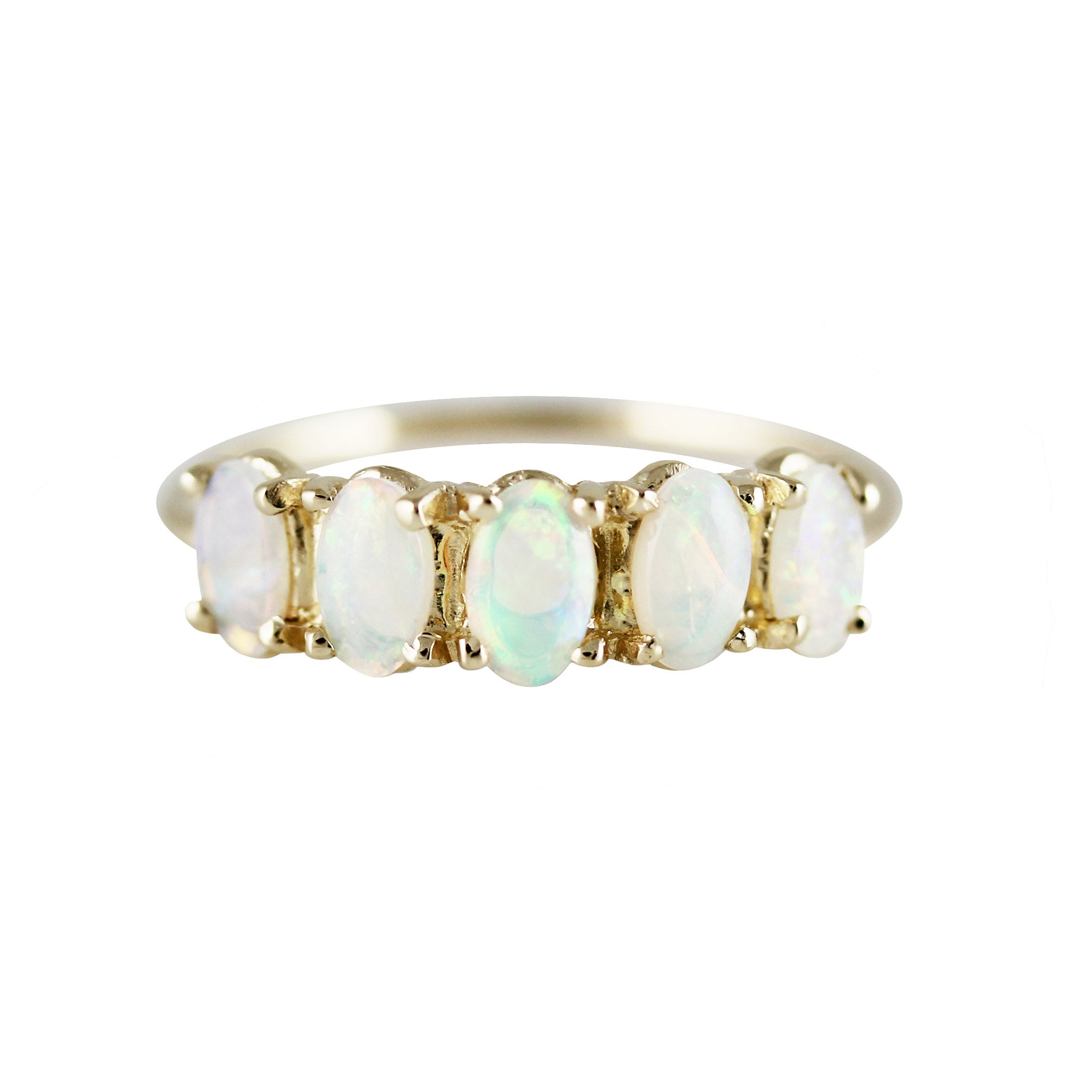 5 OVAL OPAL RING