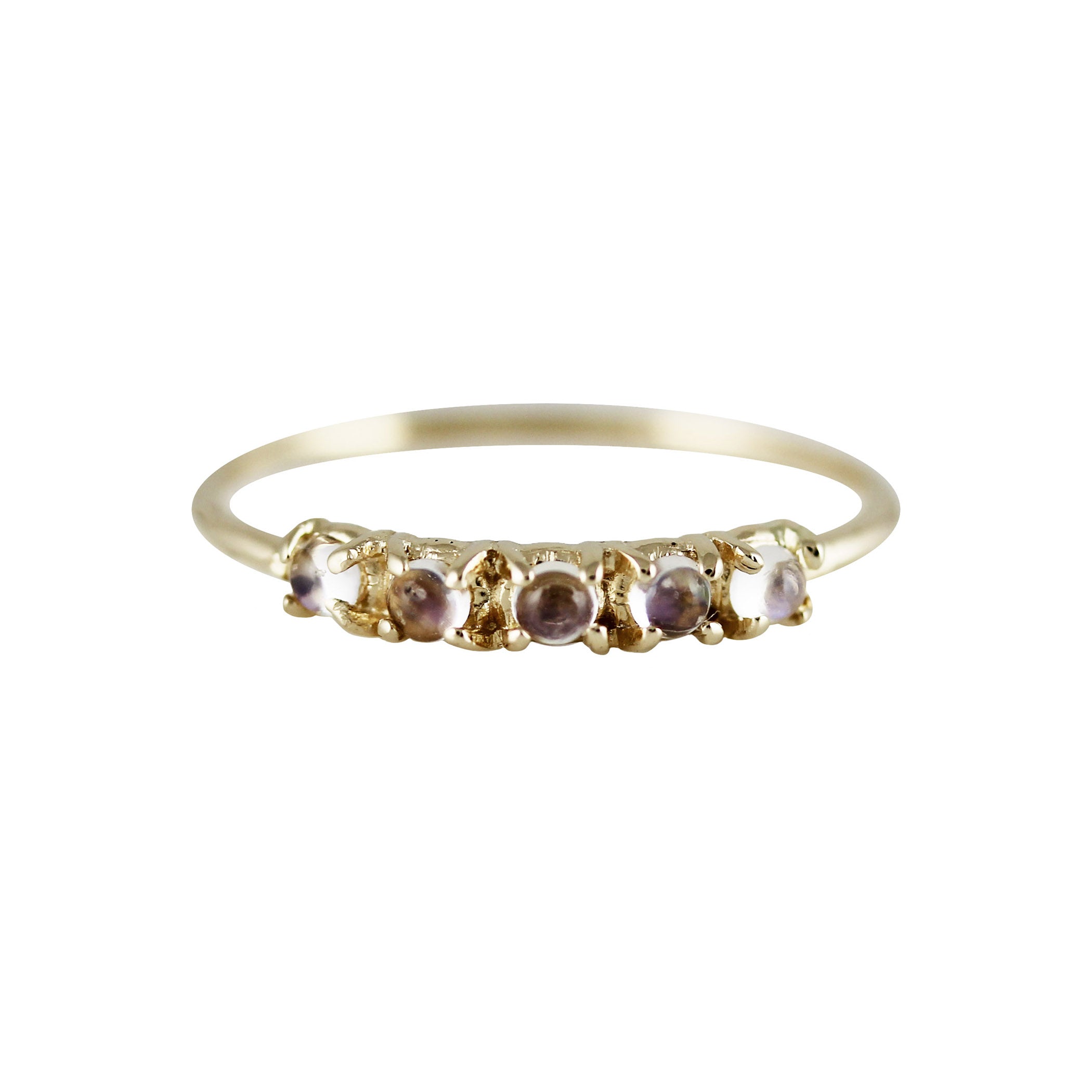 5 SMALL MOONSTONE RING