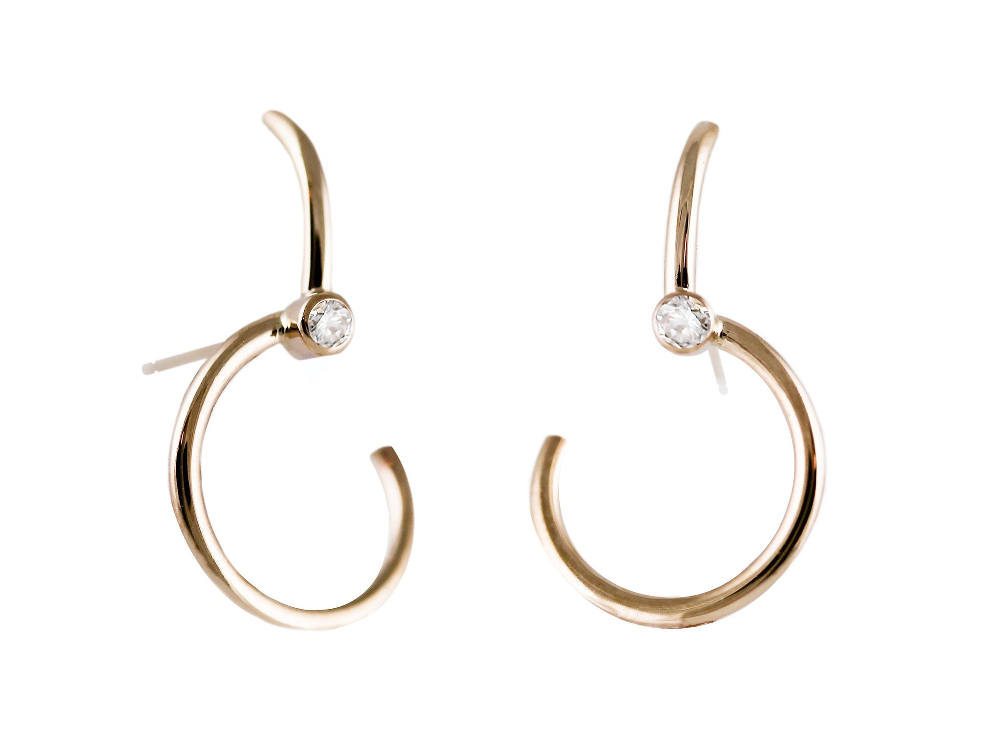 ABBY DIAMOND STUDS