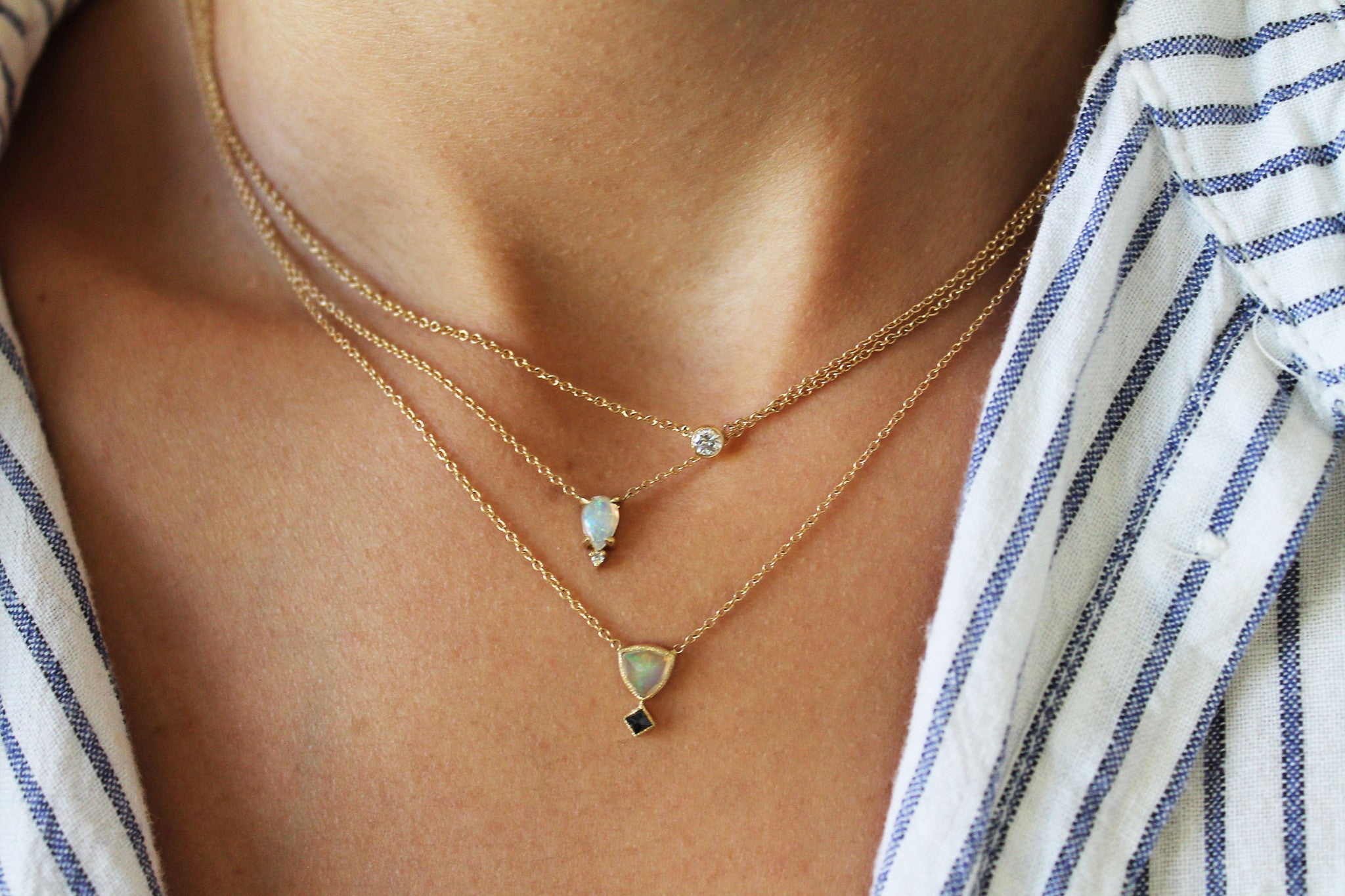 AVA OPAL NECKLACE