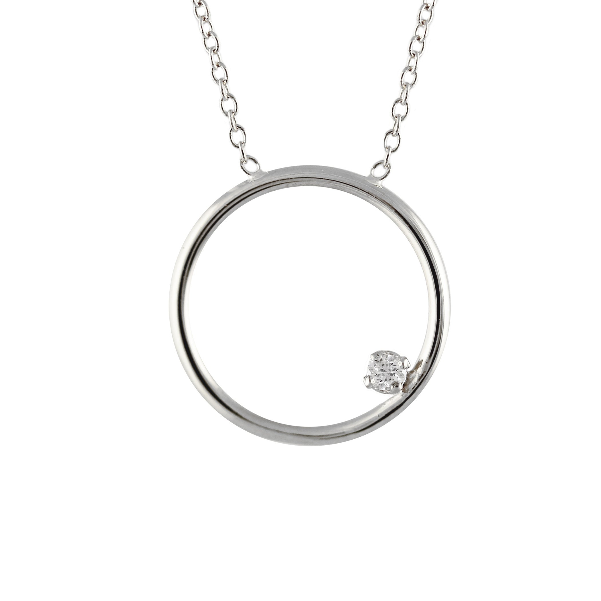 AZALEA SILVER NECKLACE
