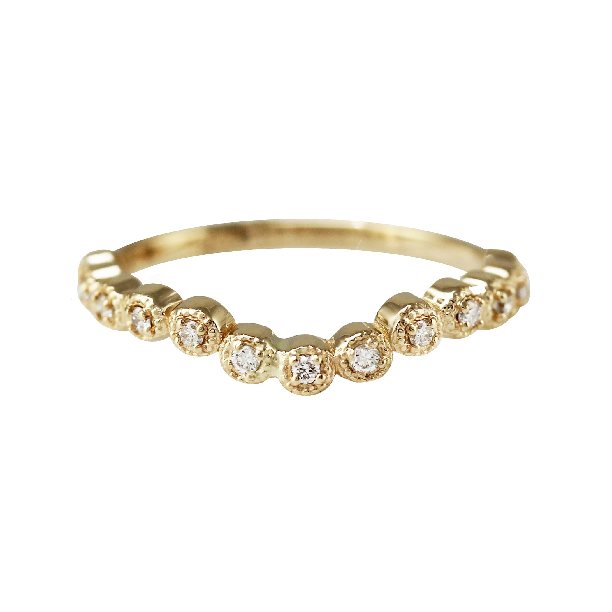 CURVED VICTORIA DIAMOND BAND