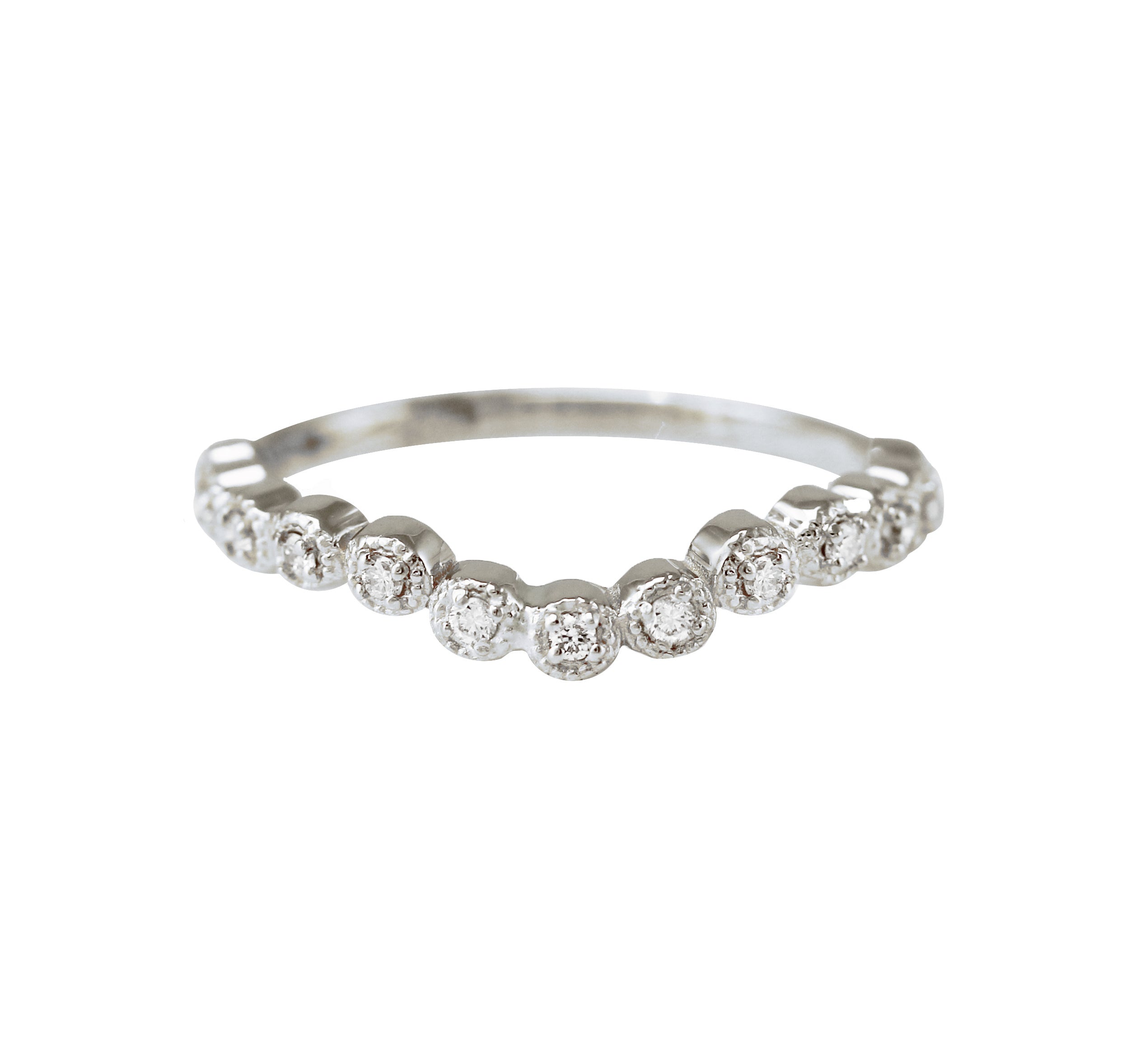 CURVED VICTORIA DIAMOND BAND