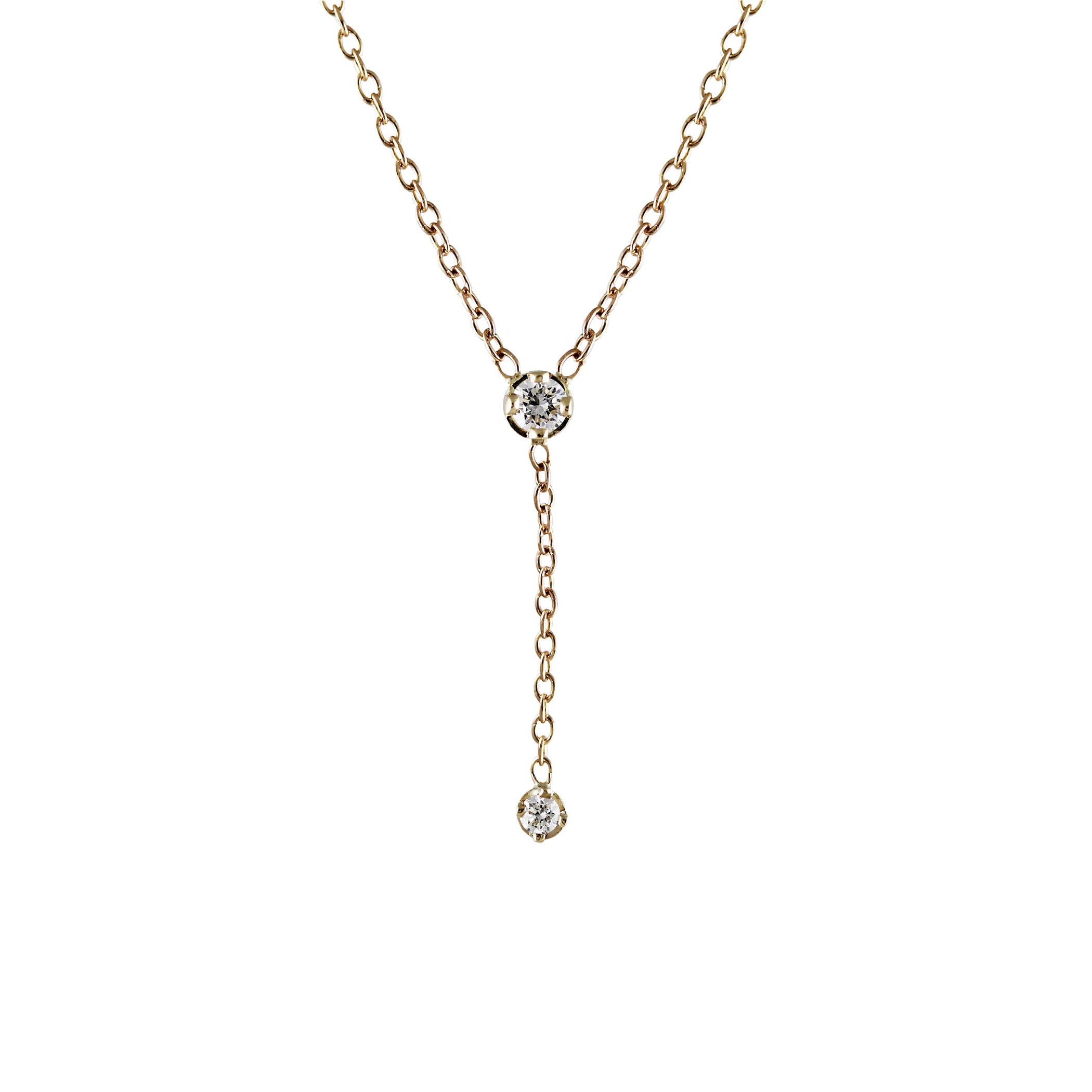 DIAMOND LARIAT NECKLACE