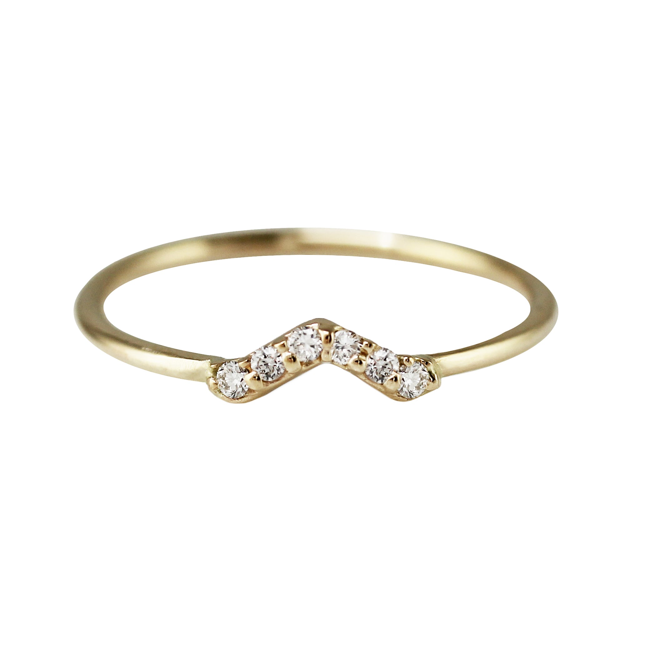 DIAMOND MINI PEAK RING
