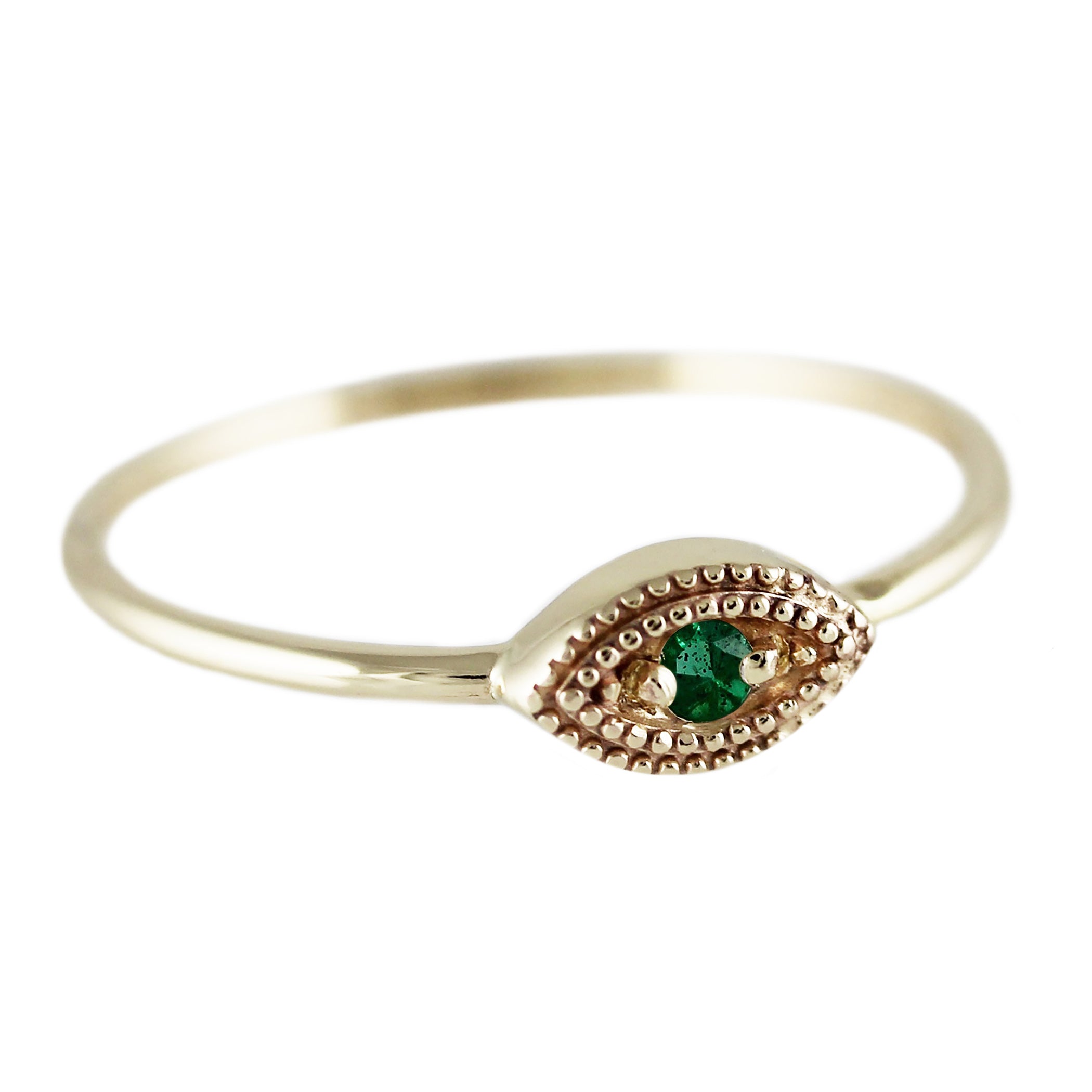 EMERALD EYE RING
