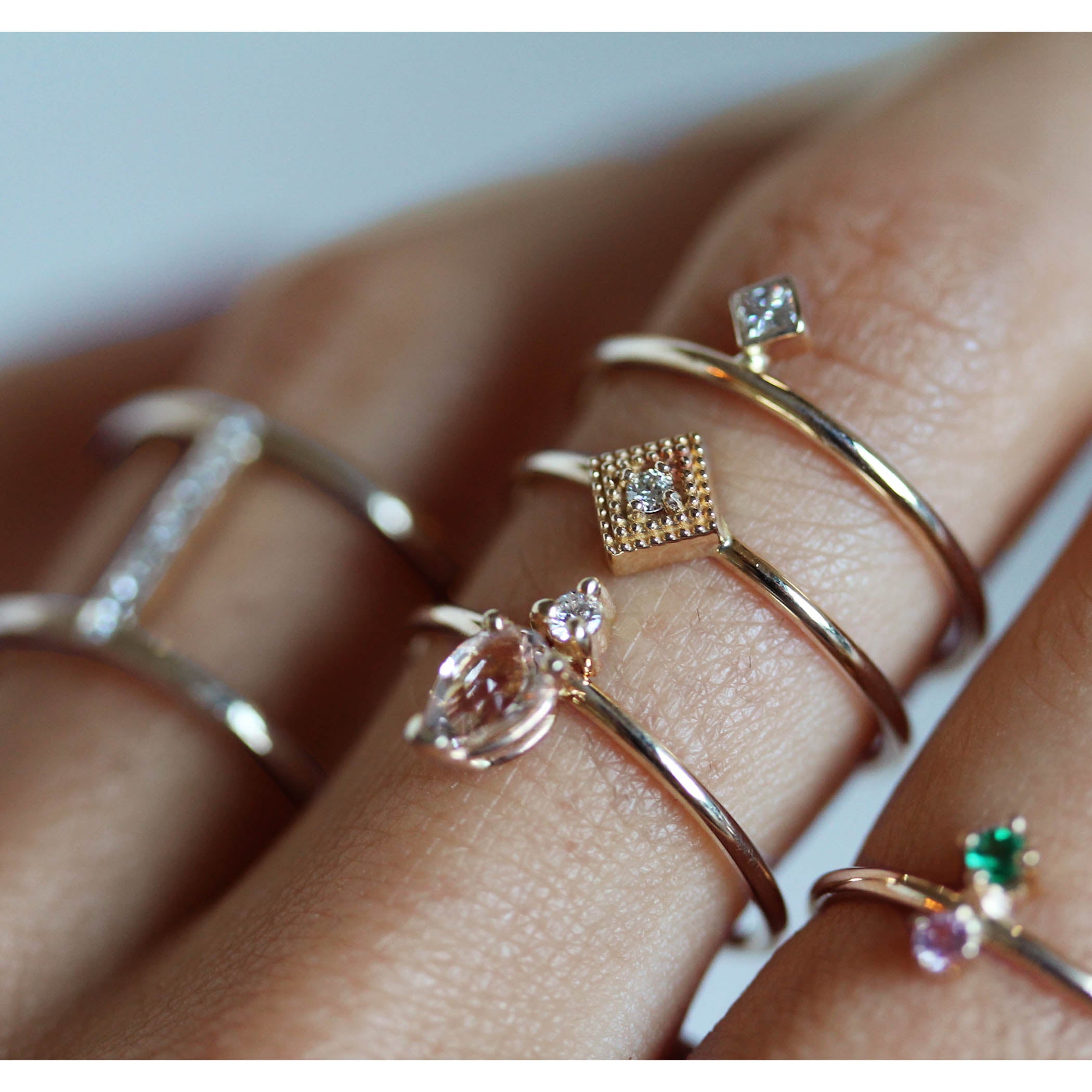 EMILIA MORGANITE RING