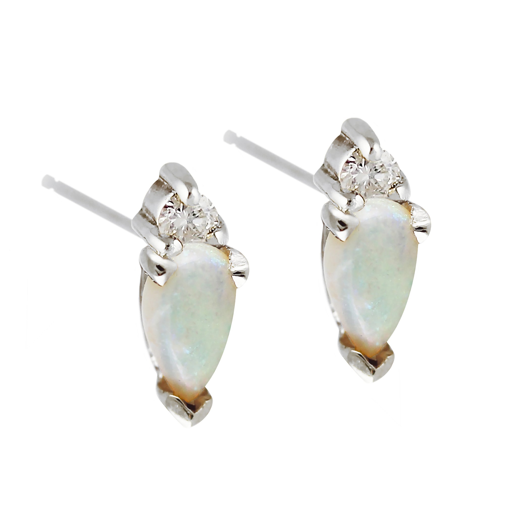 EMILIA OPAL WITH TOPAZ SILVER STUDS
