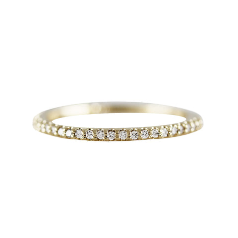 14K FAN DIAMOND BAND RING