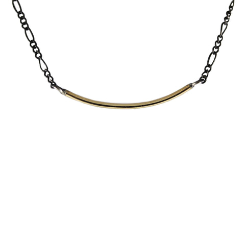 SILVER AND GOLD NECKLACE