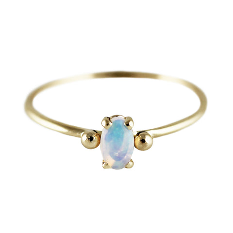 5 OVAL OPAL RING