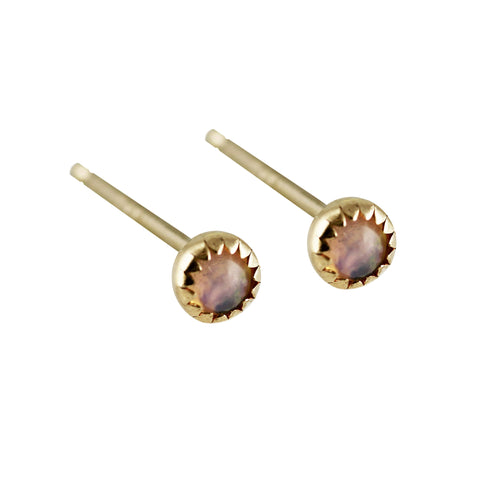 14K CROSS STUDS