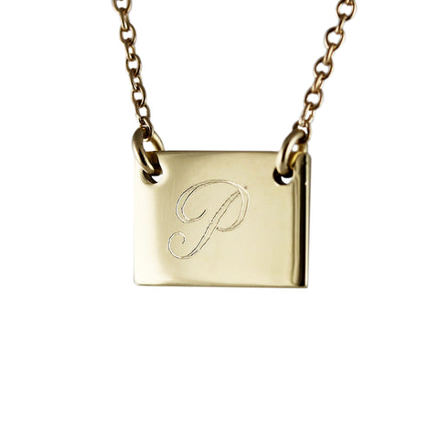 DIAMOND INITIAL NECKLACE