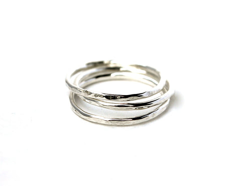 ROPE SILVER RING