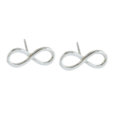 SLIP ON OPAL SILVER STUDS